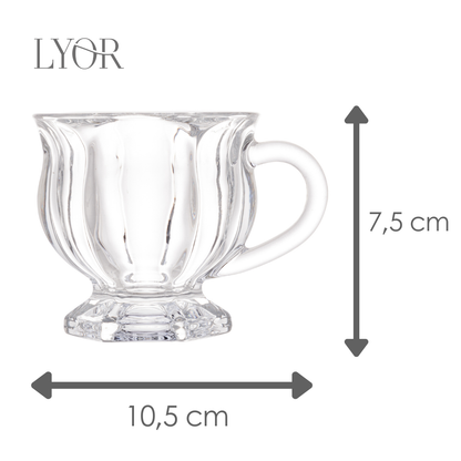 Xícara de Cristal Arcade 142ml - Lyor
