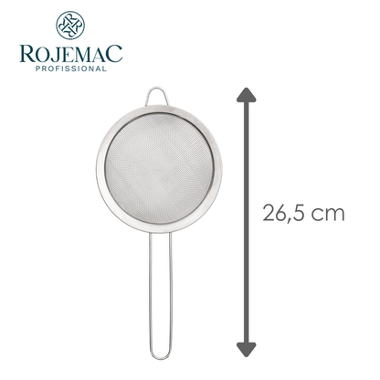 Peneira Ø12cm x 25cm Aço Inox - Rojemac Profissional