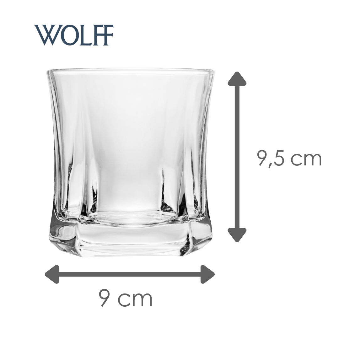 Copo para Whisky Sublime 300ml Cristal Ecológico - Wolff