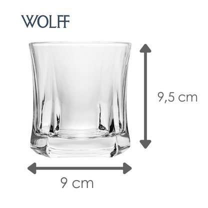 Copo para Whisky Sublime 300ml Cristal Ecológico - Wolff