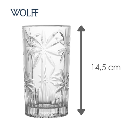 Copo Alto Palm Tree 360ml Cristal Ecológico – Wolff
