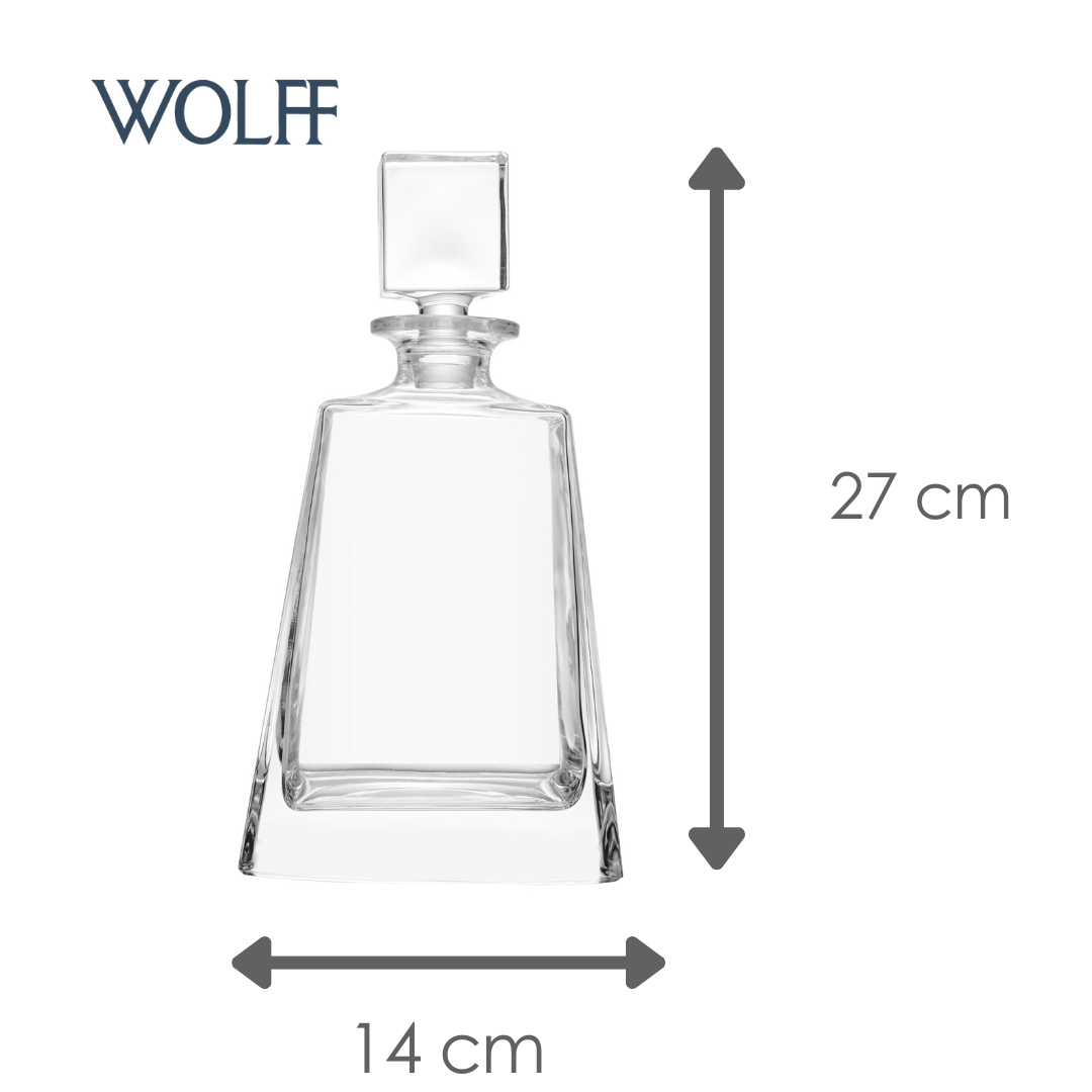 Garrafa para Whisky Las Vegas 700ml Cristal Ecológico - Wolff