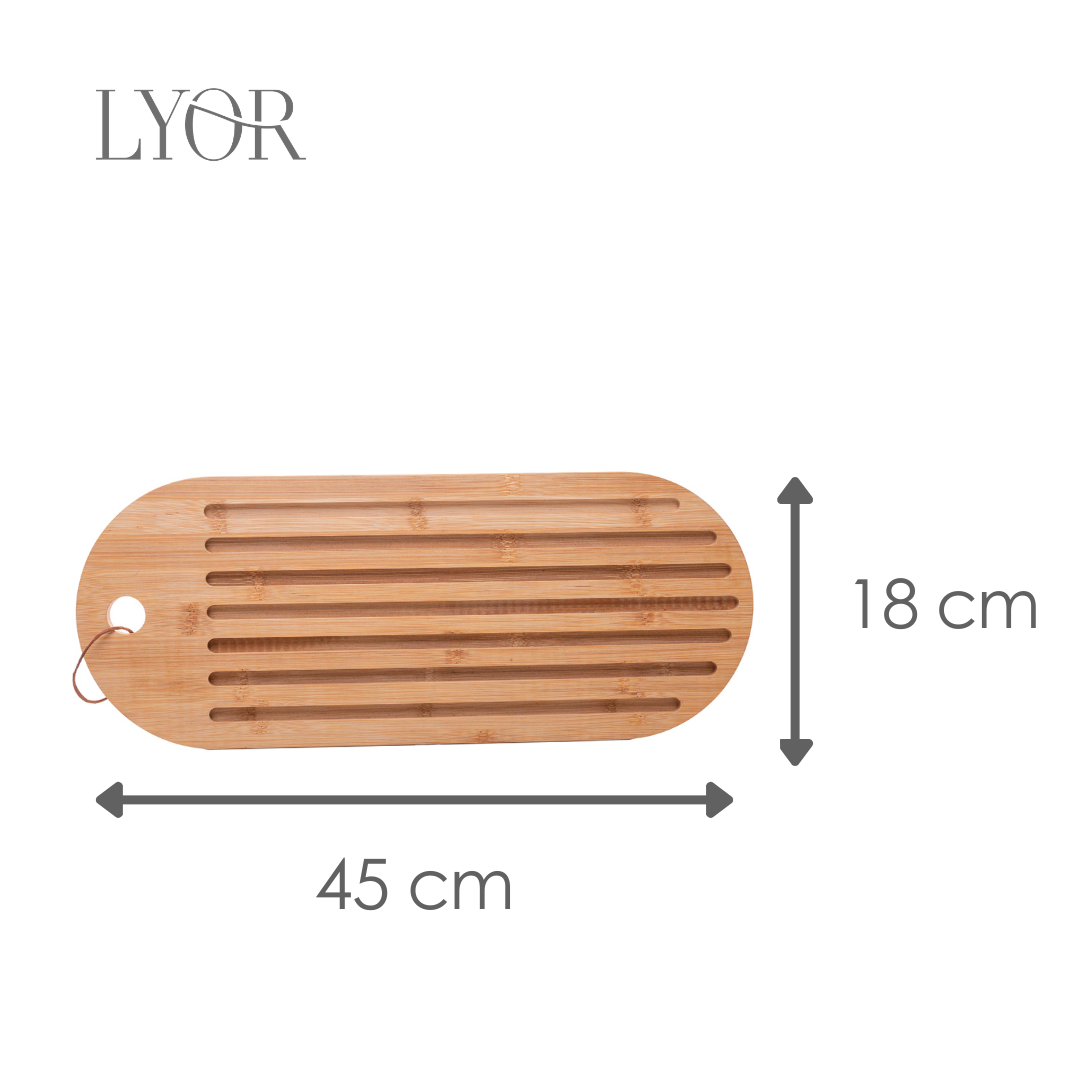 Migalheira Nature 45cm x 18cm x 1,2cm Bambu - Lyor