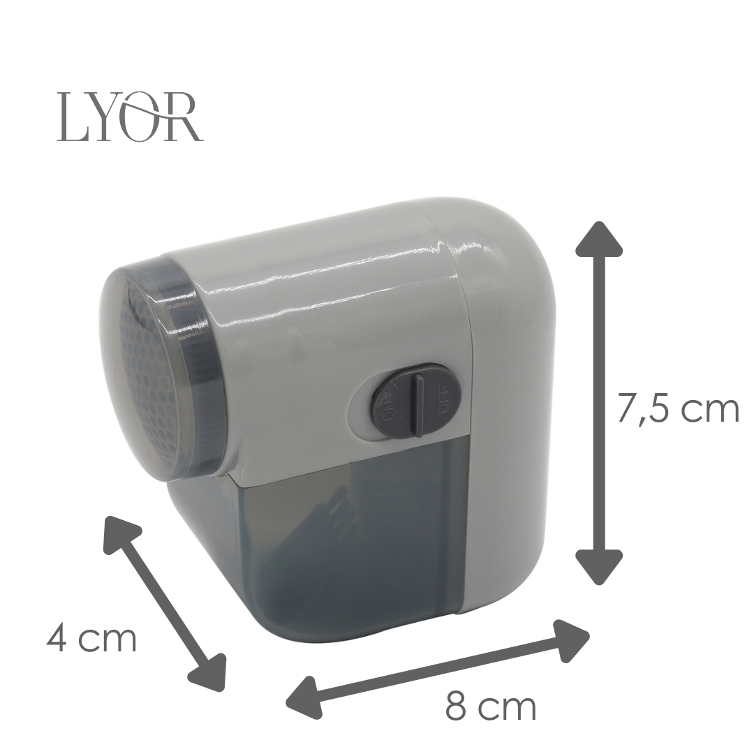Papa Bolinha de Plástico e Aço Inox Cinza Chumbo - Lyor