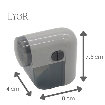 Papa Bolinha de Plástico e Aço Inox Cinza Chumbo - Lyor