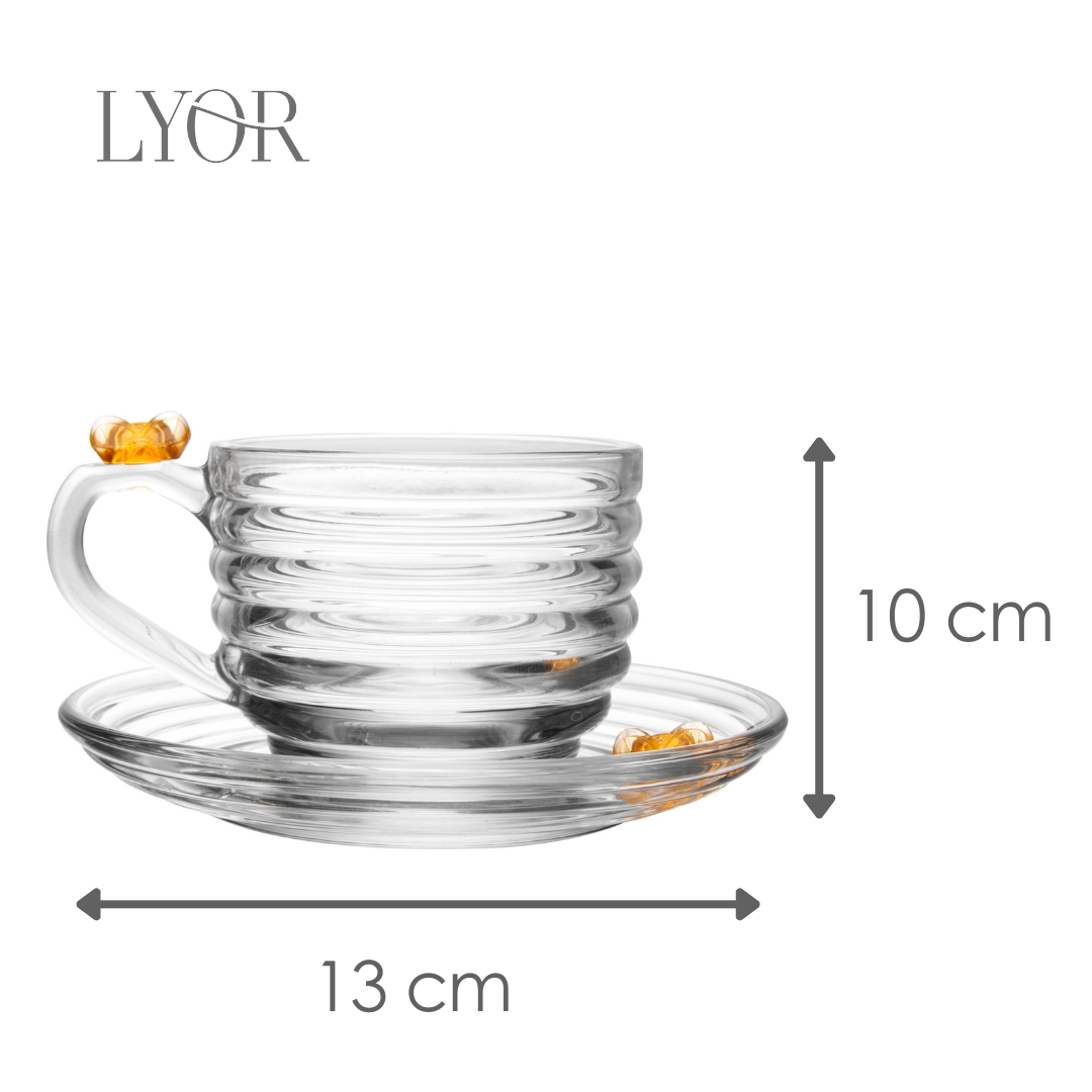 Xícara Chá Little Bee 200ml Cristal Ecológico - Lyor