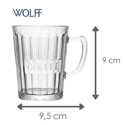 Caneca Harmony 200ml Vidro - Wolff