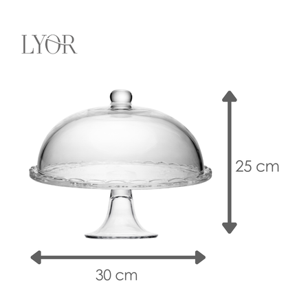 Boleira New Butterfly 30cm x 25cm Cristal Ecológico - Lyor