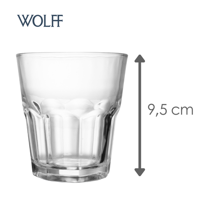 Copo Baixo Allure 310ml Vidro - Wolff