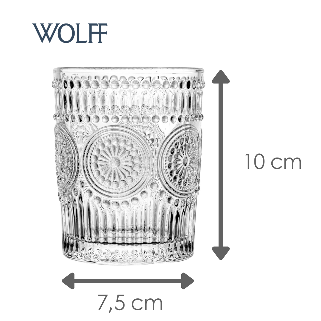 Copo Mandala 260ml Vidro – Wolff