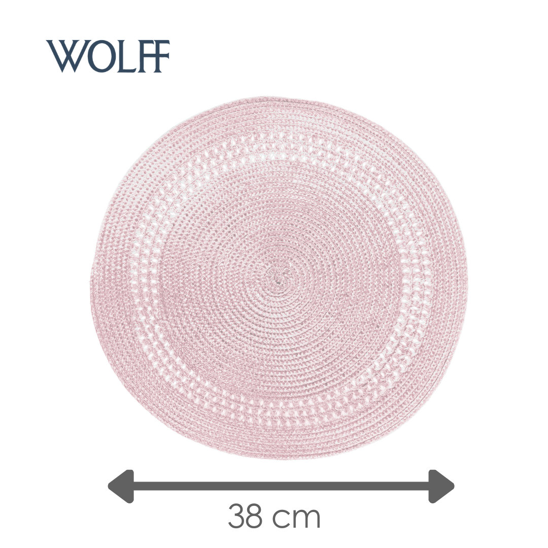 Jogo Americano de Polipropileno Pink 38cm - Wolff