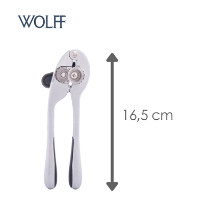 Abridor de Lata em Liga de Zinco Cabo Antiderrapante Chef Pro 16,5cm - Wolff