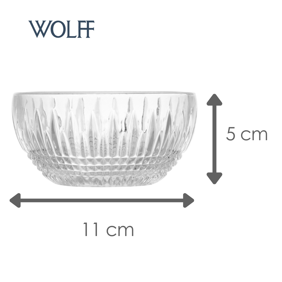 Bowl Queen 11cm x 5cm Cristal - Wolff