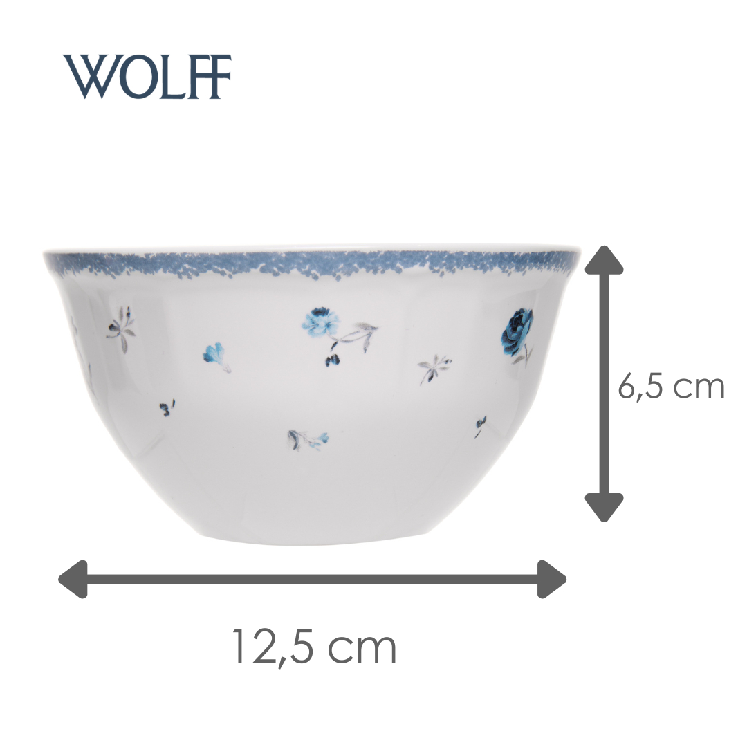 Bowl Florescer 12,5cm Azul Cerâmica - Wolff