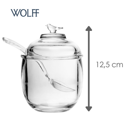 Açucareiro Bird 150ml Cristal Ecológico - Wolff