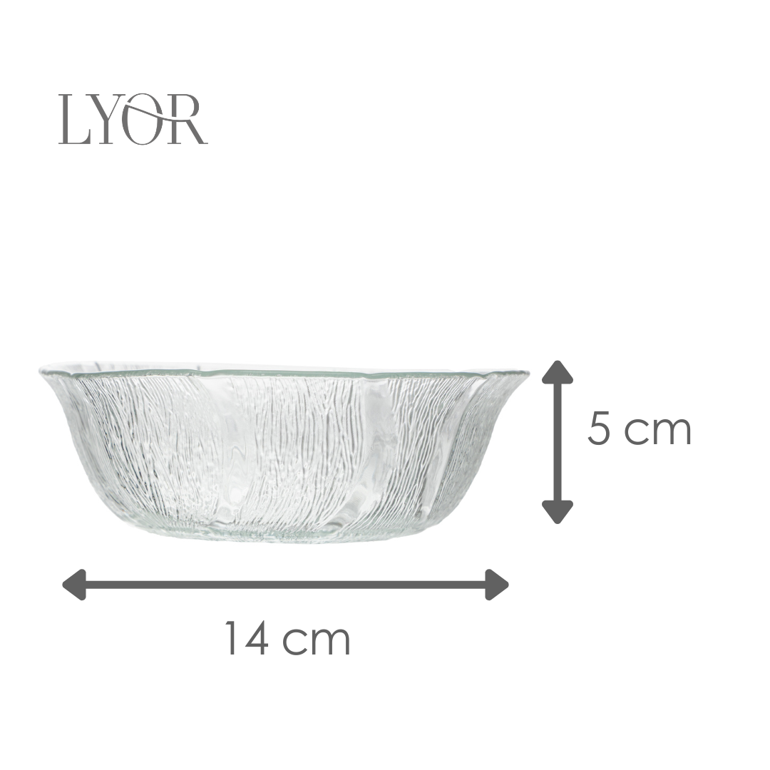 Bowl Lunar 14cm x 5cm Vidro - Lyor