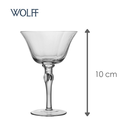 Conjunto 2 Taças Coupe Lily 300ml Vidro - Wolff