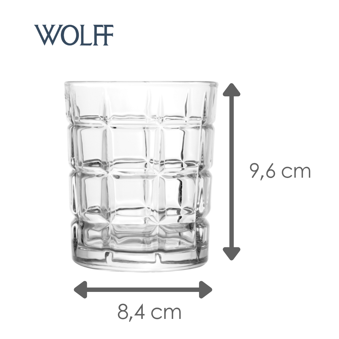 Copo para Whisky de Cristal Brooklyn 320ml - Wolff