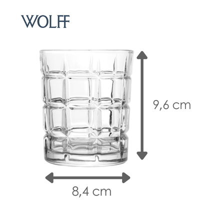 Copo para Whisky de Cristal Brooklyn 320ml - Wolff