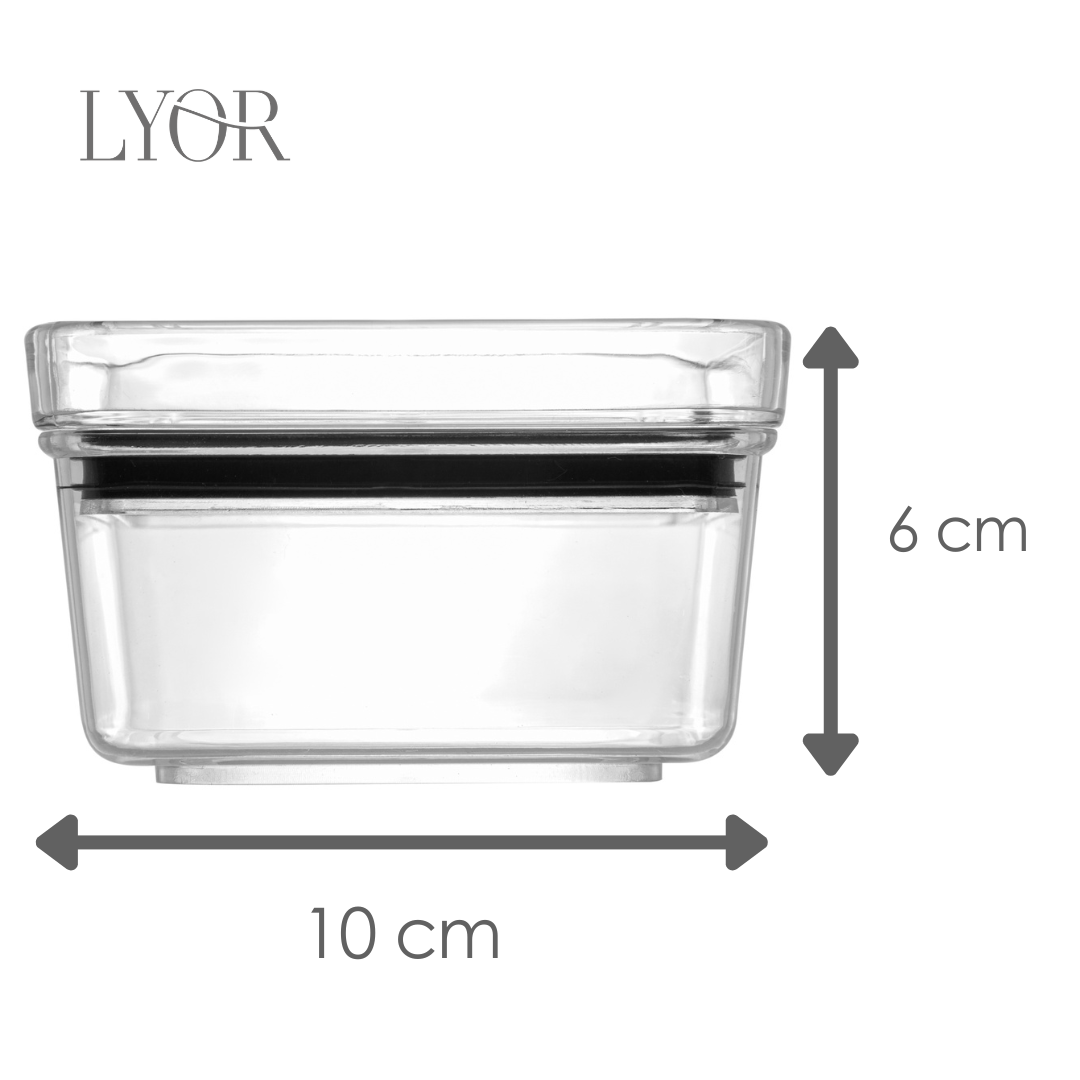 Pote Hermético de Poliestireno Empilhável My Box 230ml - Lyor