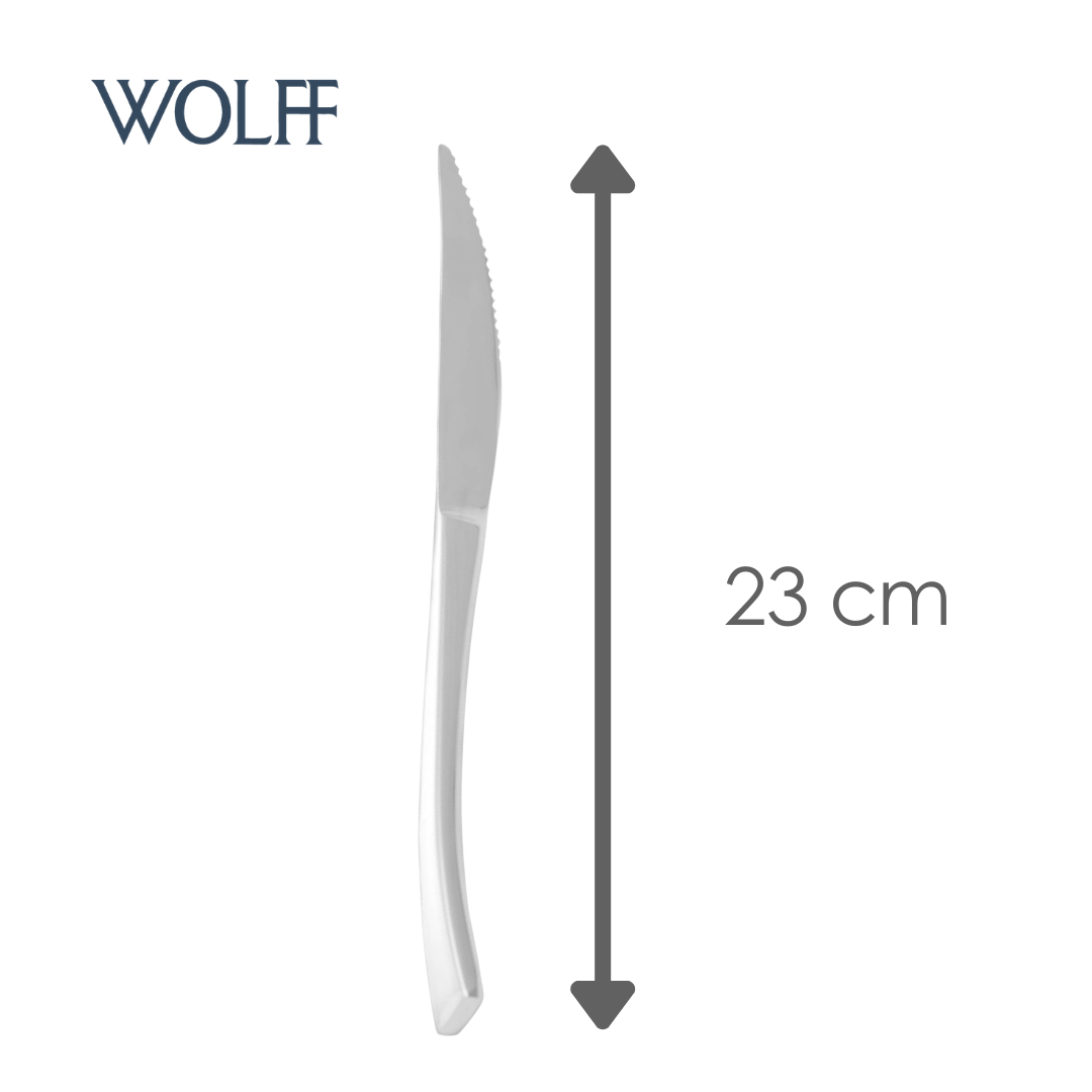 Conjunto 6 Facas para Churrasco Berna Aço Inox - Wolff