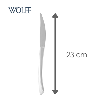 Conjunto 6 Facas para Churrasco Berna Aço Inox - Wolff