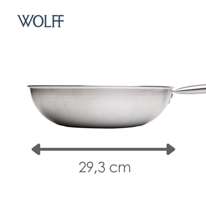 Frigideira Wok de Indução Prime Cook com Revestimento Antiaderente - Wolff
