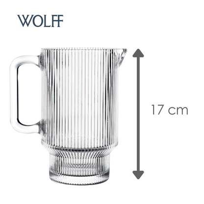 Jarra de Cristal Lines 900ml - Wolff