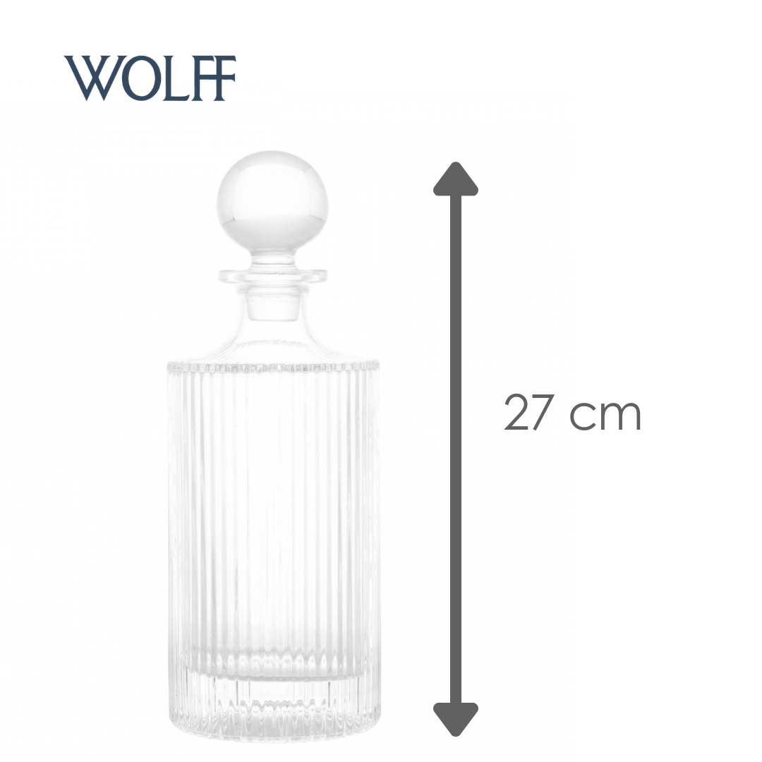 Garrafa para Whisky de Cristal Lines - Wolff