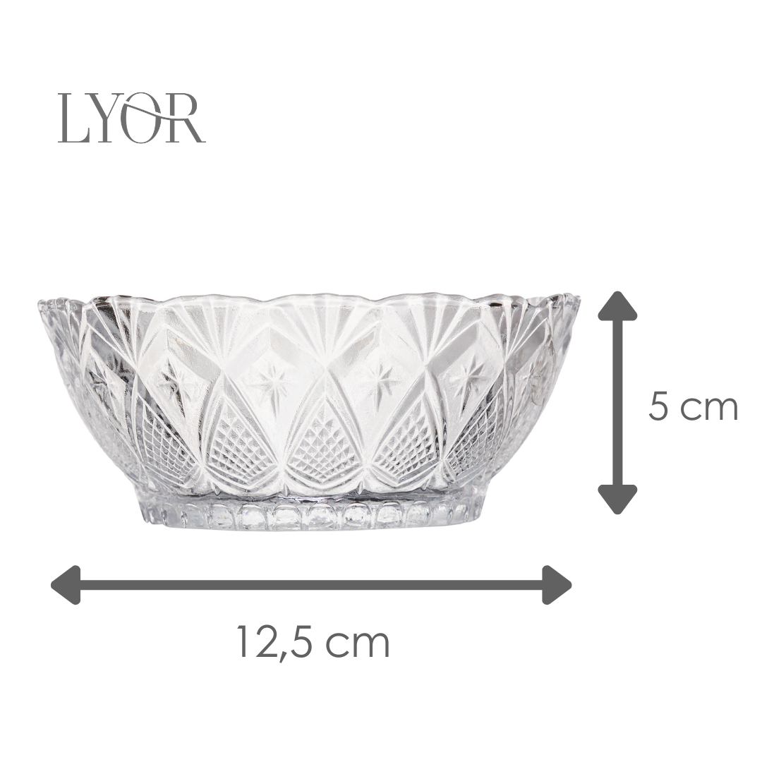 Conjunto 6 Bowls de Vidro King - Lyor