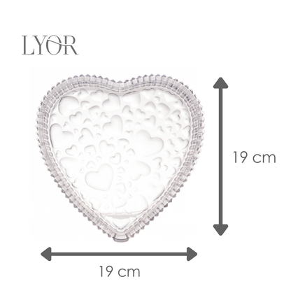 Petisqueira de Cristal Cute Hearts - Lyor