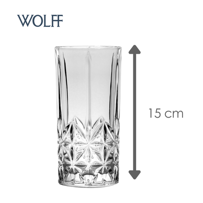 Copo Alto para Drink Stella 360ml Vidro - Wolff