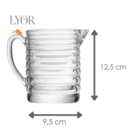 Leiteira Little Bee 595ml Cristal - Lyor