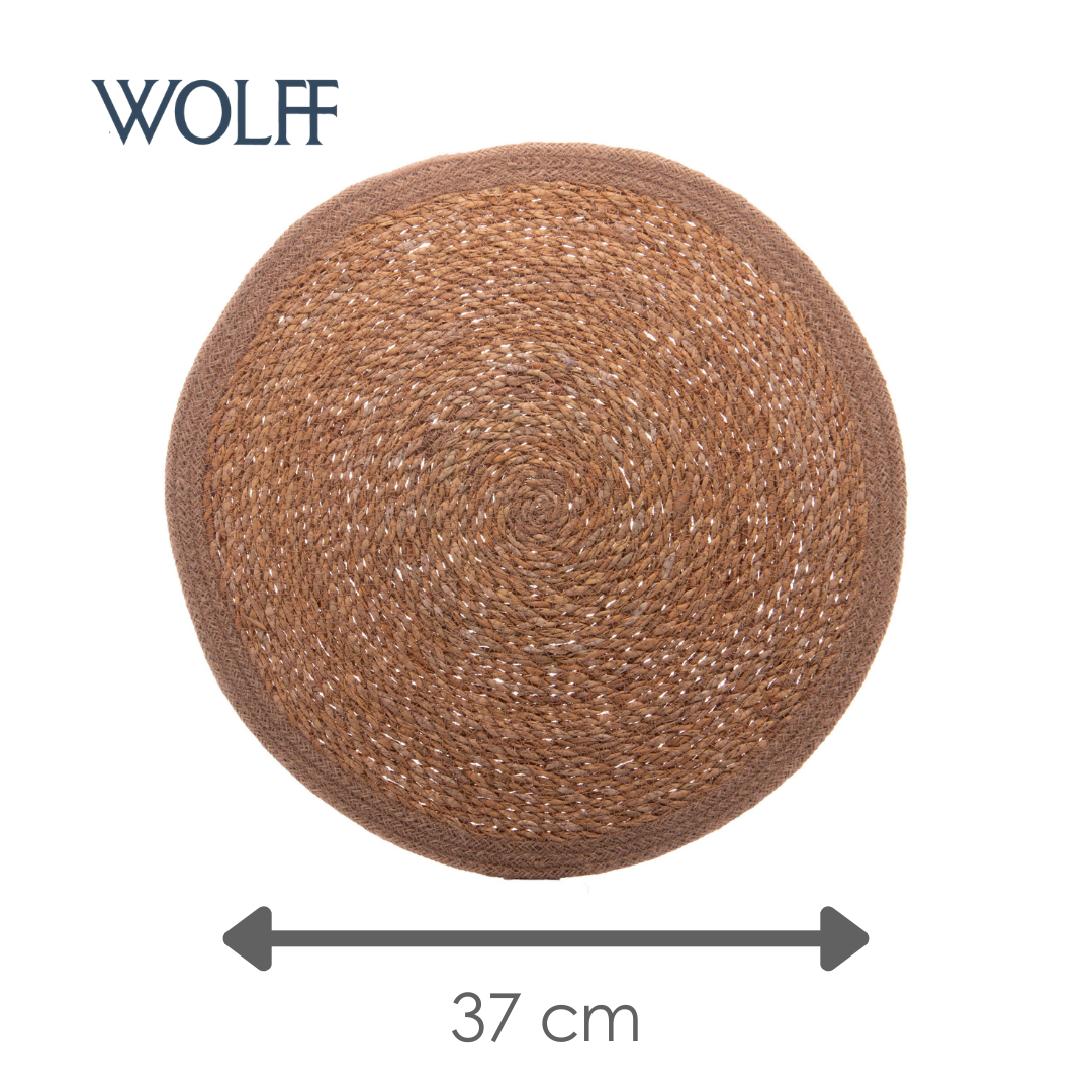 Jogo Americano de Fibra Natural Juta 37cm - Wolff