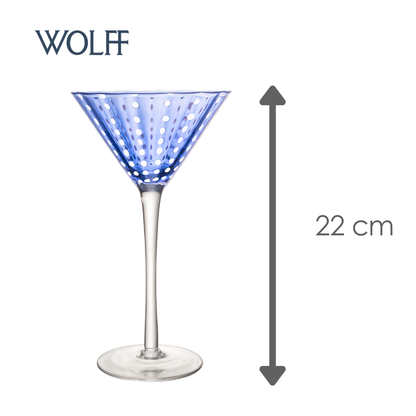 Conjunto 2 Taças Orquídea Azul - Wolff