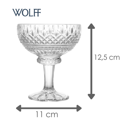 Taça Sobremesa Lys 260ml Cristal Ecológico – Wolff