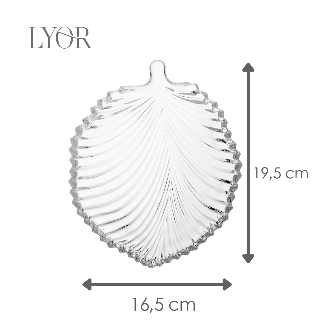 Folha Decorativa de Cristal Leaf - Lyor