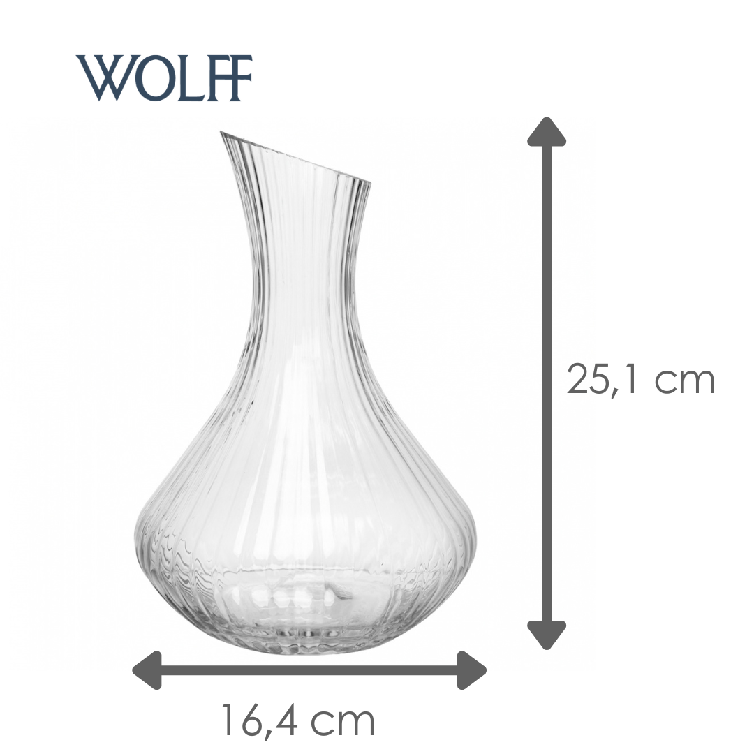 Decanter Lines 1,5L Cristal Ecológico - Wolff