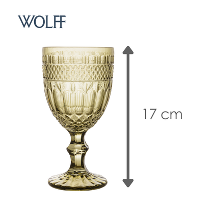 Taça Água Brand 320ml Verde Vidro – Wolff