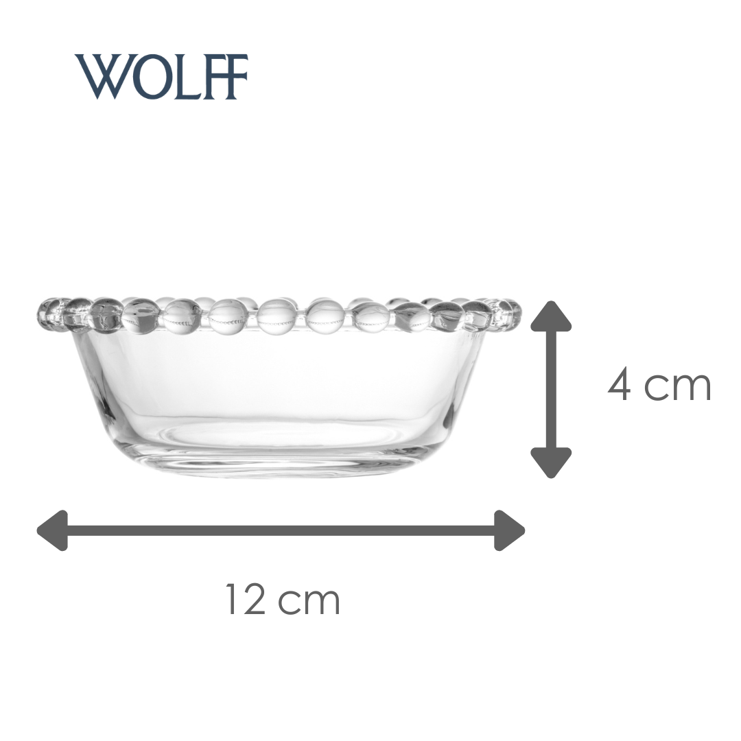 Bowl Pearl 12cm x 4cm Cristal - Wolff