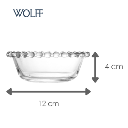 Bowl Pearl 12cm x 4cm Cristal - Wolff
