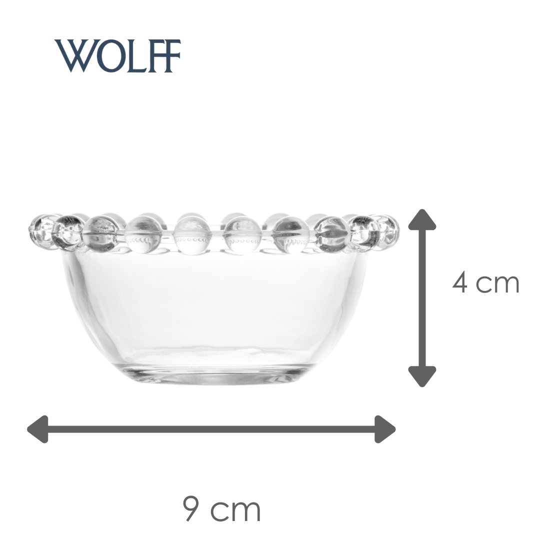 Bowl Pearl 9cm x 4cm Cristal - Wolff