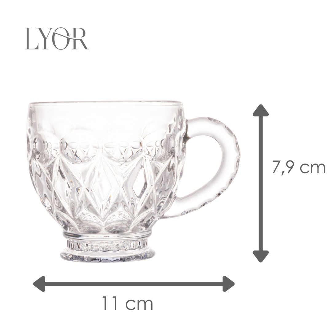 Xícara de Cristal Lile 200ml - Lyor