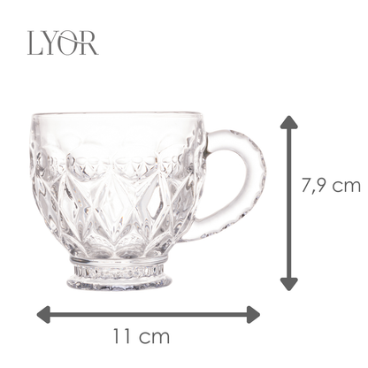 Xícara de Cristal Lile 200ml - Lyor
