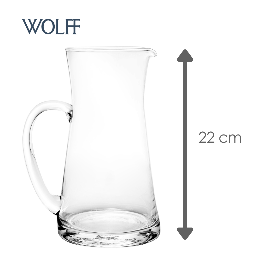 Jarra de Vidro Slim 1,2L – Wolff