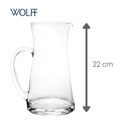 Jarra de Vidro Slim 1,2L – Wolff
