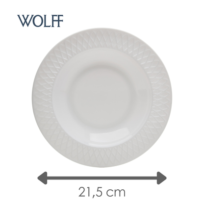 Prato Fundo Royale 21,5cm Opalino - Wolff