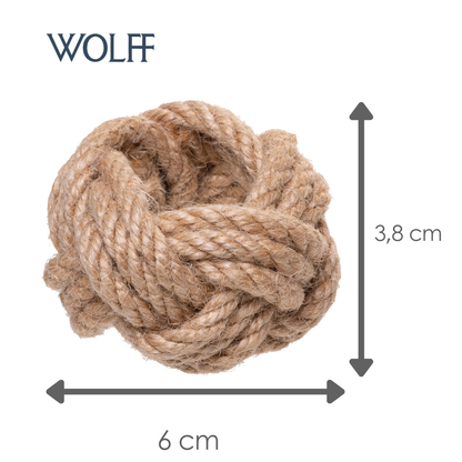 Conjunto 4 Anéis para Guardanapos Linoria Fibra Natural - Wolff