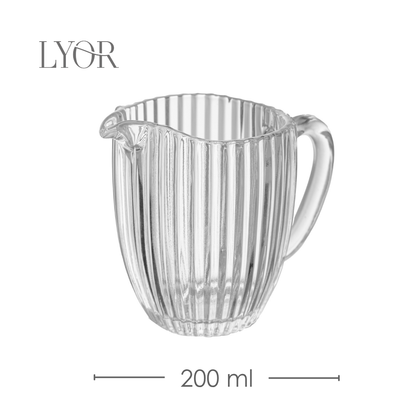 Leiteira Renaissance 200ml Cristal - Lyor