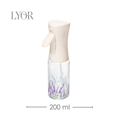 Borrifador Spray Lavanda Hand Painting 200ml Vidro - Lyor